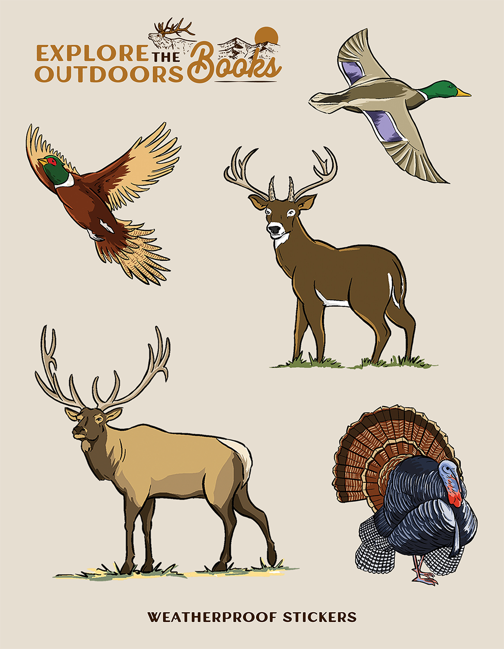 Hunting Sticker Sheet