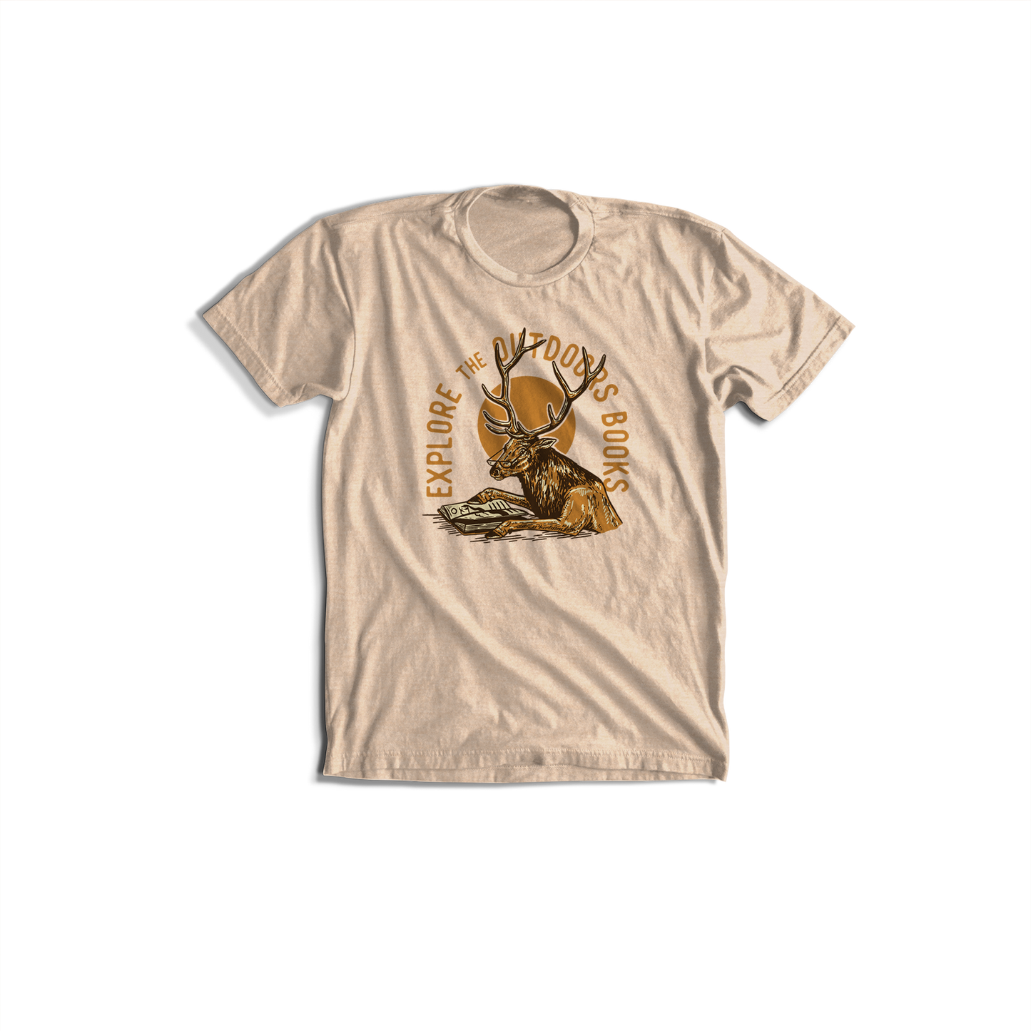 T-Shirt - Elk Reading